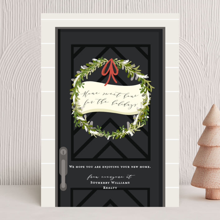 "New Home For The Holidays" - Holiday Cards in Midnight by Korry Brown - Front
