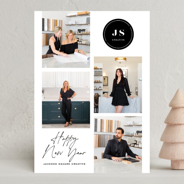 "Filmstrip" - Holiday Cards in Cloud by Jennifer Lew - Front