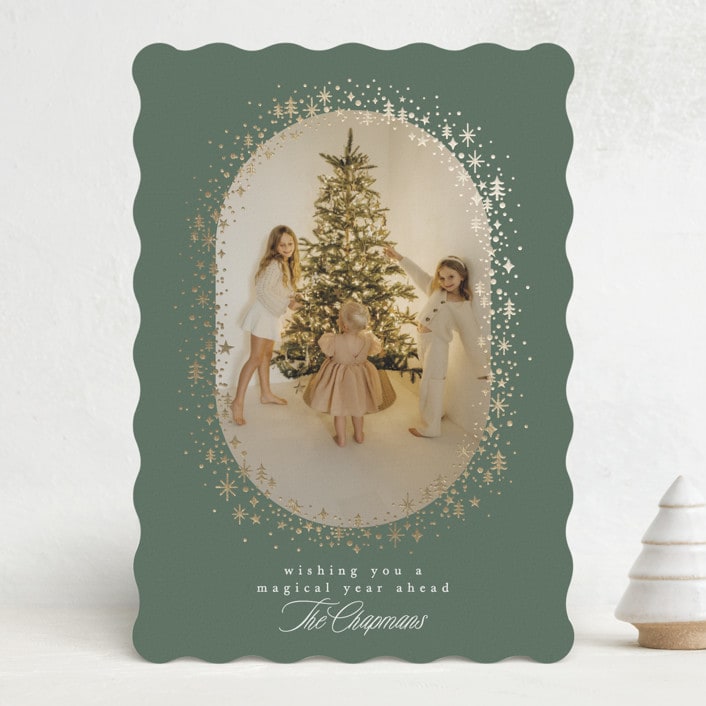 "magical holiday season" - Holiday Cards in Forest by Karidy Walker - Front