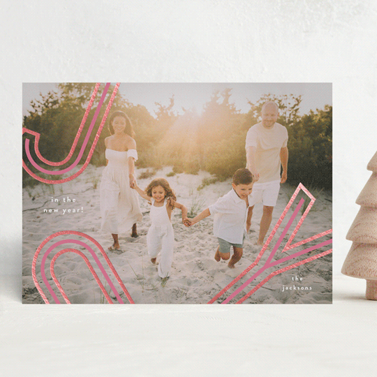 "Scramble" - Holiday Cards in Candy by Lauren Chism - Front