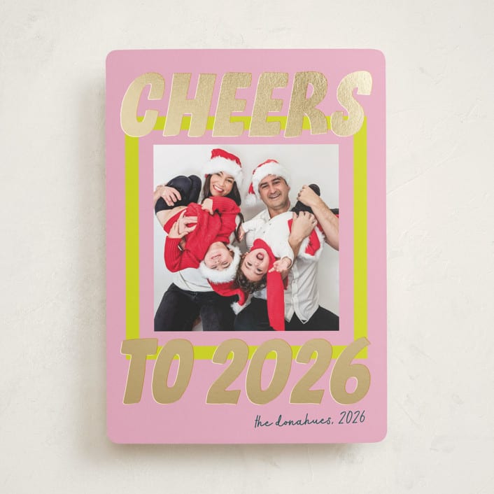 "Bold and Bright" - Holiday Cards in Gumdrop by Shari Margolin - Front