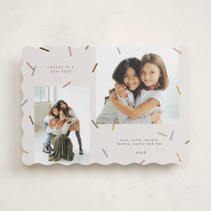 "Sparks!" - Holiday Cards in Eggnog by Pati Cascino - Front
