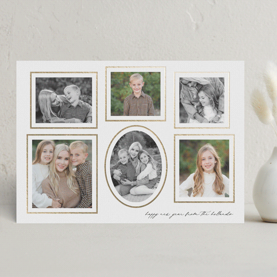 "Gallery" - Holiday Cards in Opal by Emily Betts - Front