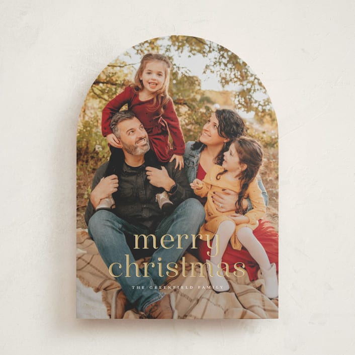 "Quartz" - Holiday Cards in Blizzard by Wildfield Paper Co - Front
