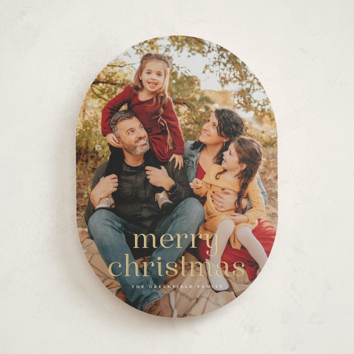"Quartz" - Holiday Cards in Blizzard by Wildfield Paper Co - Front