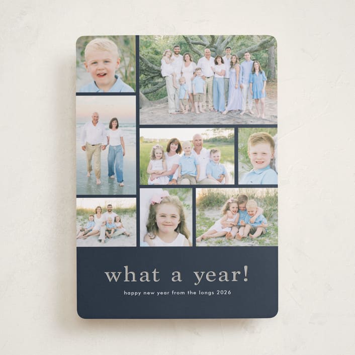 "At a glance" - Holiday Cards in Lake by Stacey Meacham - Front