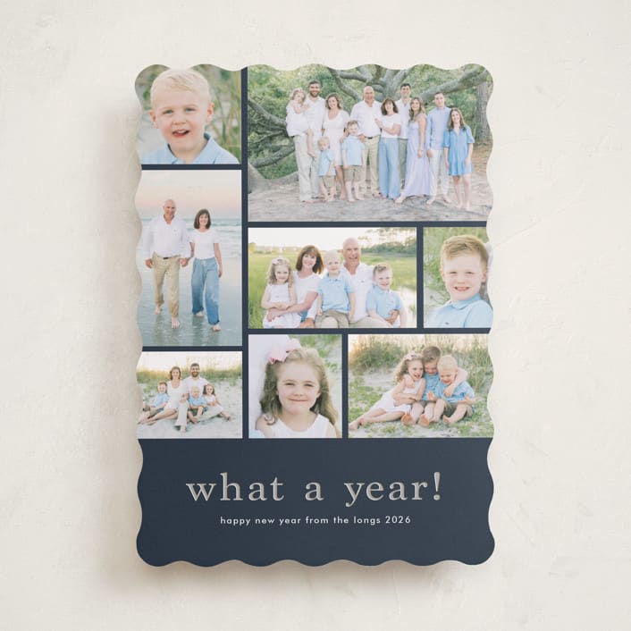 "At a glance" - Holiday Cards in Lake by Stacey Meacham - Front