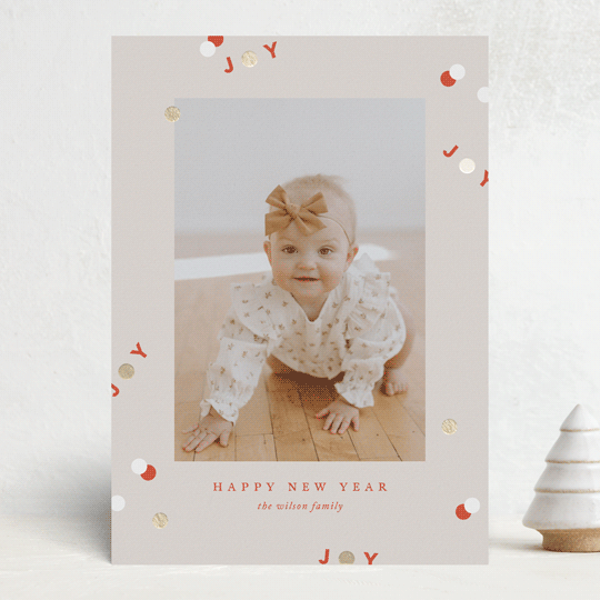"Funfetti" - Holiday Cards in Cookie Dough by Jennifer Postorino - Front