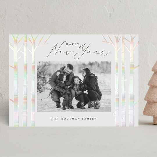 "Birch Trees" - Holiday Cards in Forest by Brooke Chandler - Front