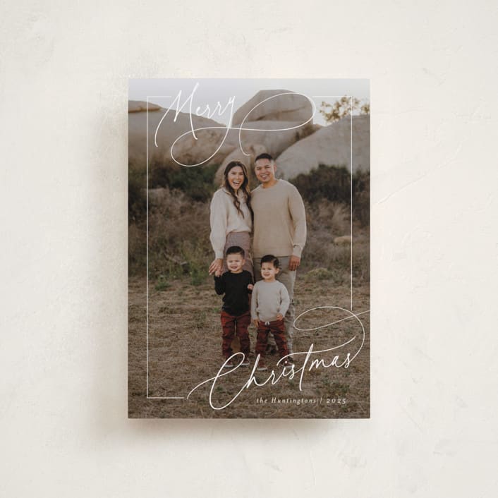 "Sophisticate" - Holiday Cards in Snow by Nicoletta Savod - Front