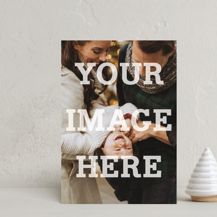 "The Big Picture" - Holiday Cards in Winter by Minted - Front