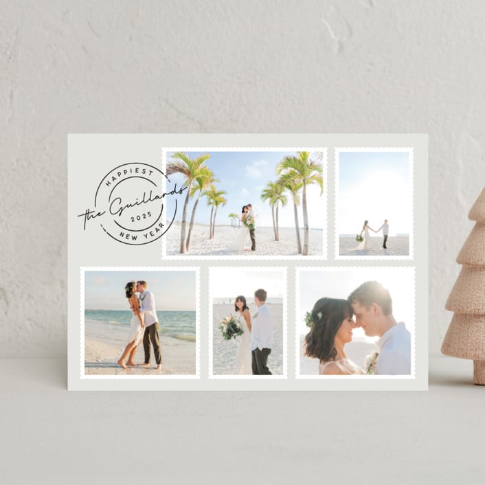 "postable multi" - Holiday Cards in Pebble by Kamala Nahas - Front