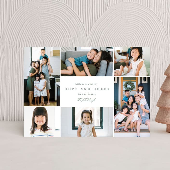 "Little Moments of Togetherness" - Holiday Cards in Fir by Mansi Verma - Front