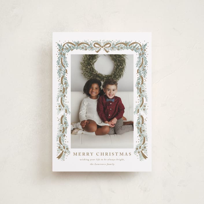 "Timeless" - Holiday Cards in Snowflake by Petra Kern - Front