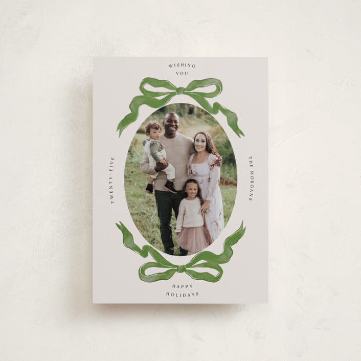 "Gibson" - Holiday Cards in Pine by Pati Cascino - Front