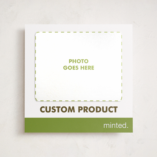 "Portrait Custom" - Holiday Photo Mount Cards in Charcoal by Minted Custom - Front