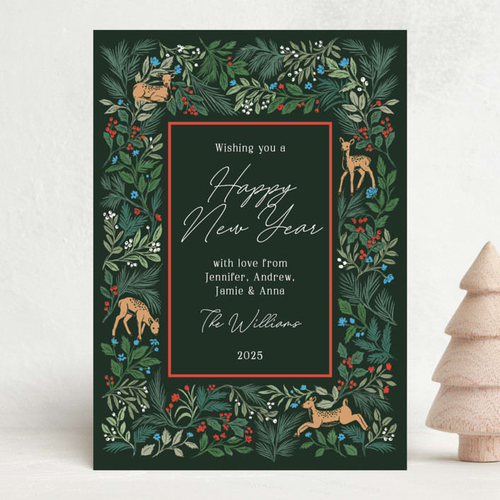 "Deer Forest" - Holiday Cards in Forest by Elly - Front