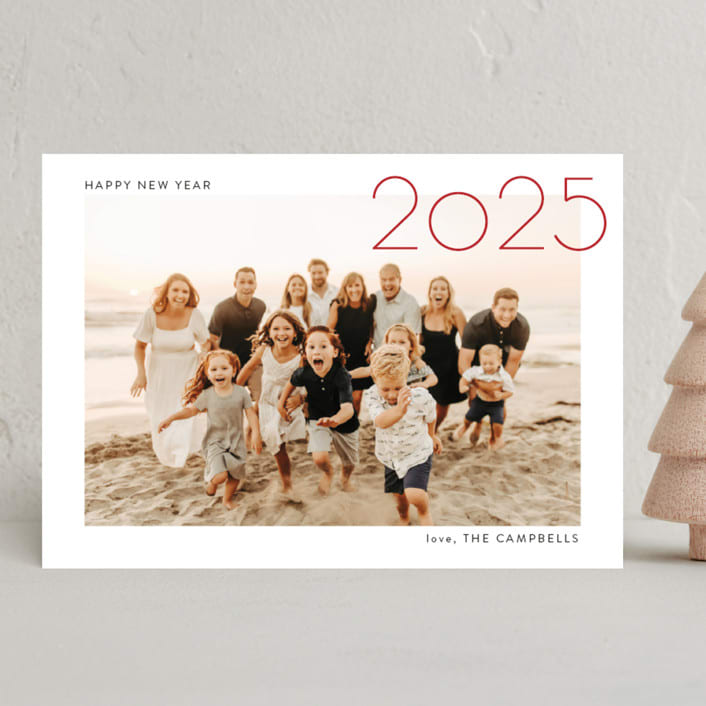 "golden 2024" - Holiday Cards in Ruby by James Derit - Front