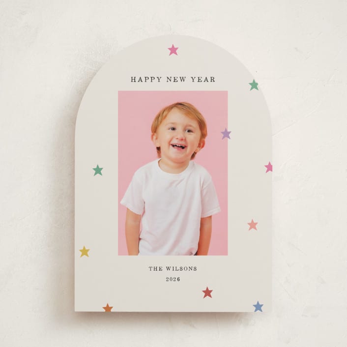 "Tiny Star Confetti" - Holiday Cards in Confetti by Kercia Jane - Front