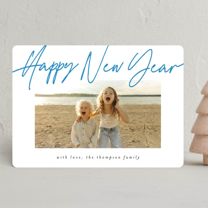 "Cheerfilled" - Holiday Cards in Sky by AK Graphics - Front