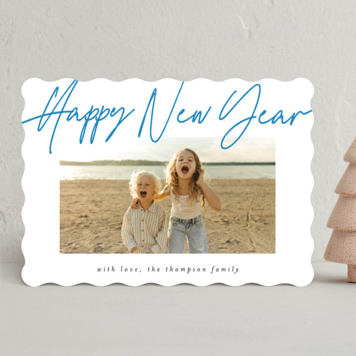 "Cheerfilled" - Holiday Cards in Sky by AK Graphics - Front