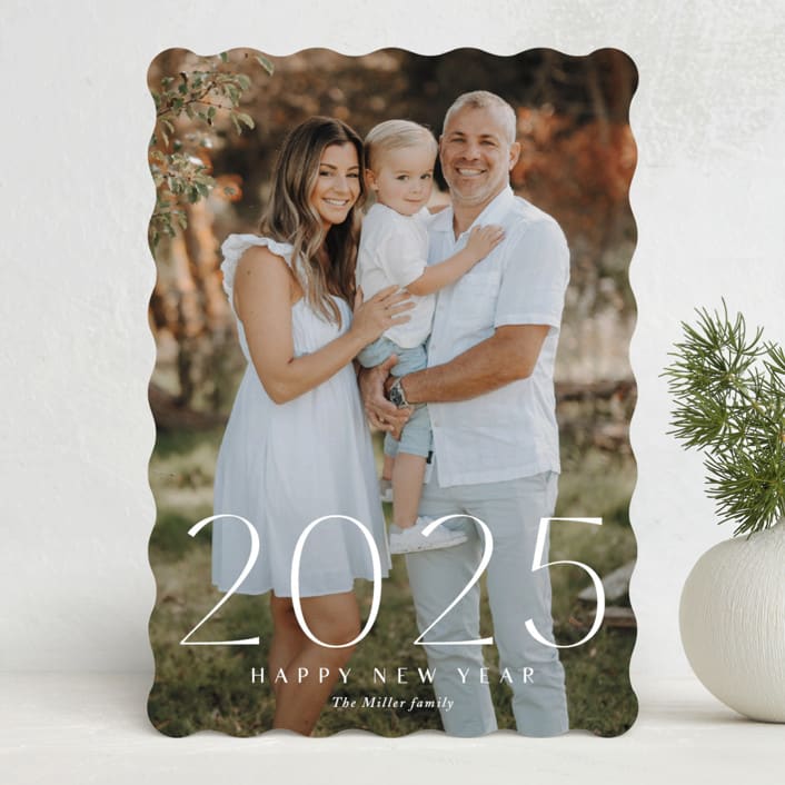 "Chapter 2025" - Holiday Cards in Snow by Yaling Hou Suzuki - Front