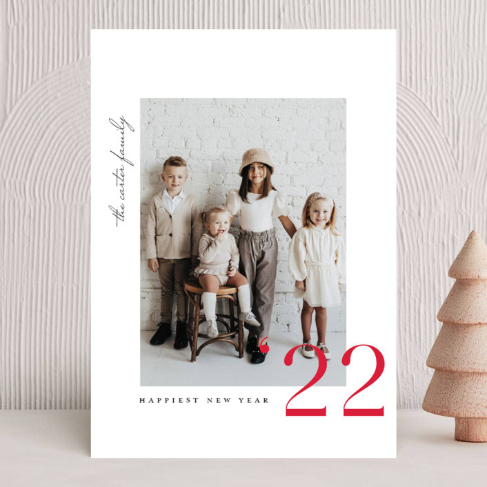 "abbreviate" - Holiday Cards in Snow by Summer Winkelman - Front