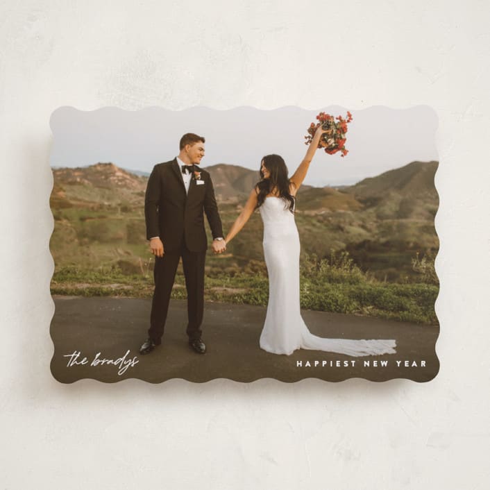 "Minimize" - Holiday Cards in Pearl by Pixel and Hank - Front