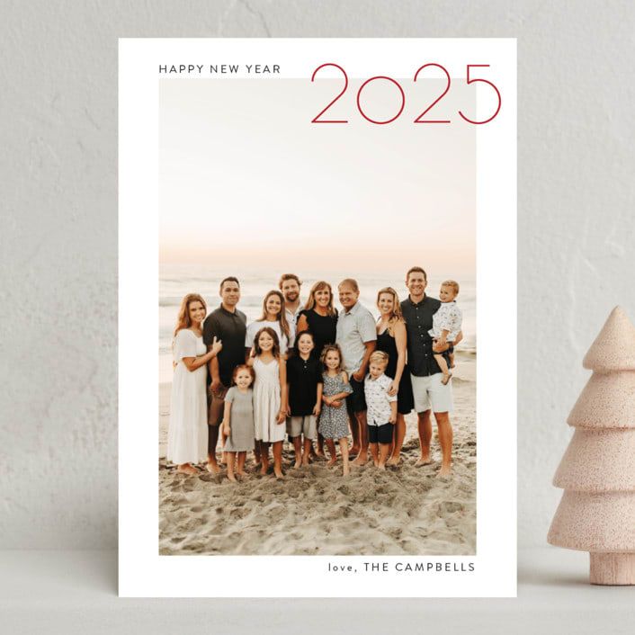 "golden 2024" - Holiday Cards in Ruby by James Derit - Front