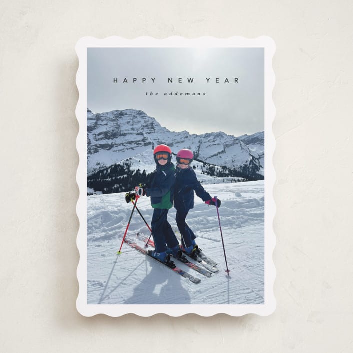 "Timeless Charm" - Holiday Cards in Ink by Lucrecia Caporale - Front