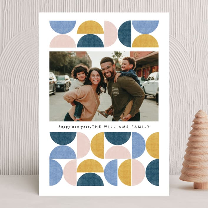 "Mid-Century Geometric" - Holiday Cards in Party by Brooke Chandler - Front