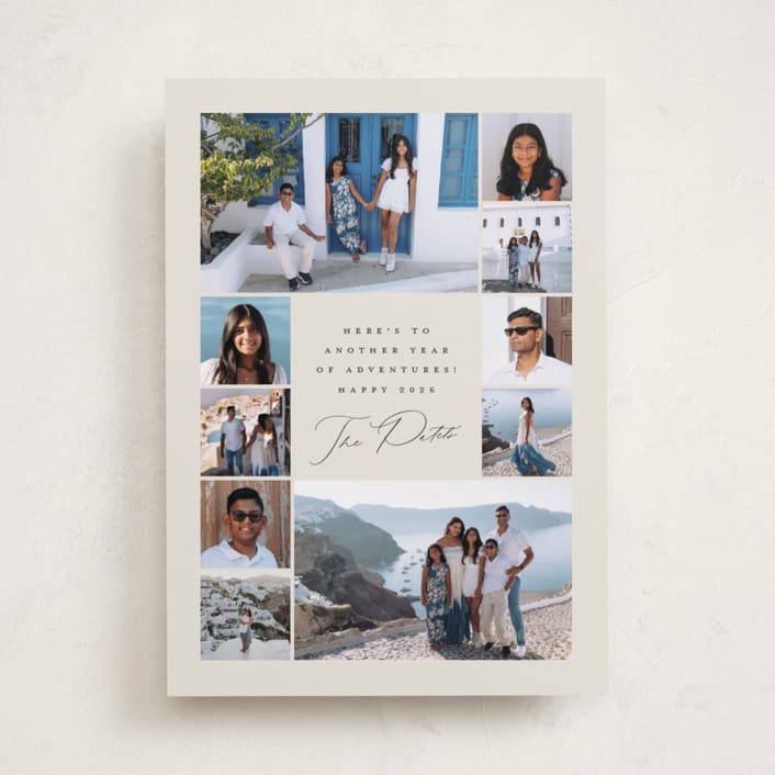 "Our Adventures" - Holiday Cards in Vanilla by Olivia Raufman - Front