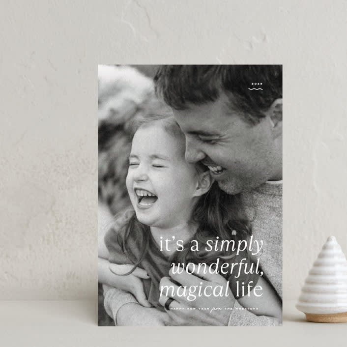 "Magical life" - Holiday Cards in Snow by Blustery August - Front