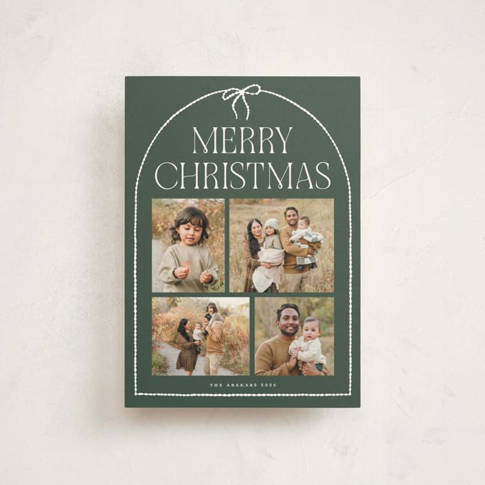 "frame bow" - Holiday Cards in Forest by Vivian Yiwing - Front