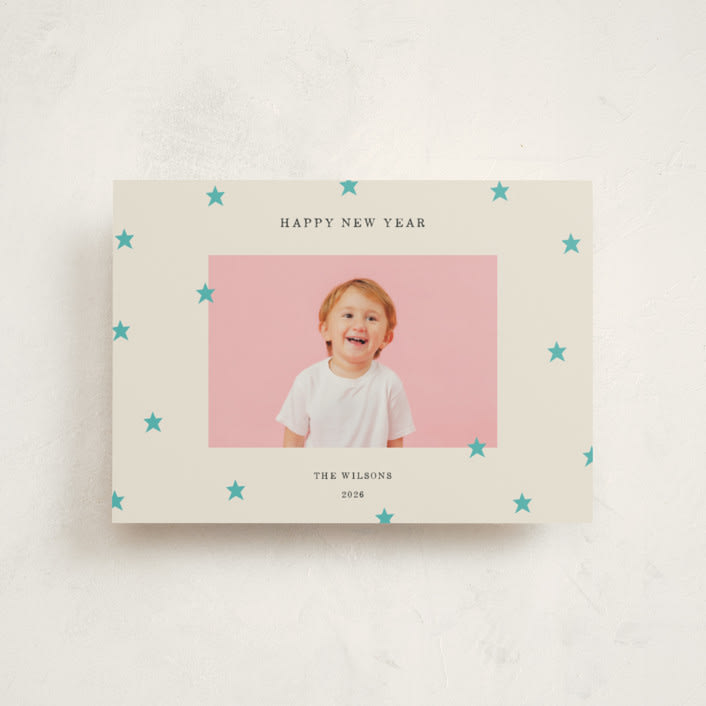 "Tiny Star Confetti" - Holiday Cards in Frost by Kercia Jane - Front