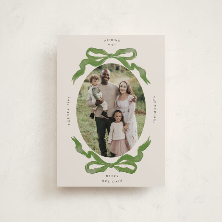 "Gibson" - Holiday Cards in Pine by Pati Cascino - Front
