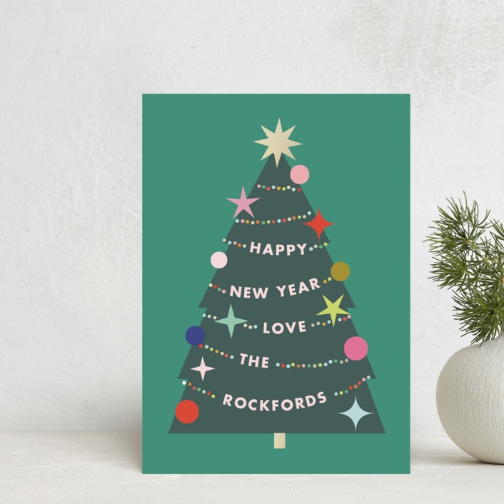 "a very fun tree" - Holiday Cards in Garland by Lori Wemple - Front