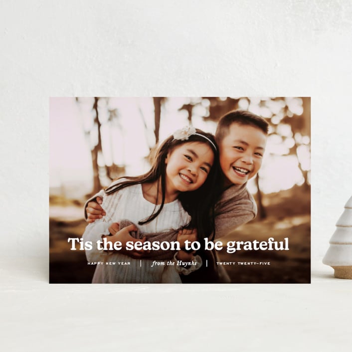 "Warmth" - Holiday Cards in Snow by Annie Clark - Front