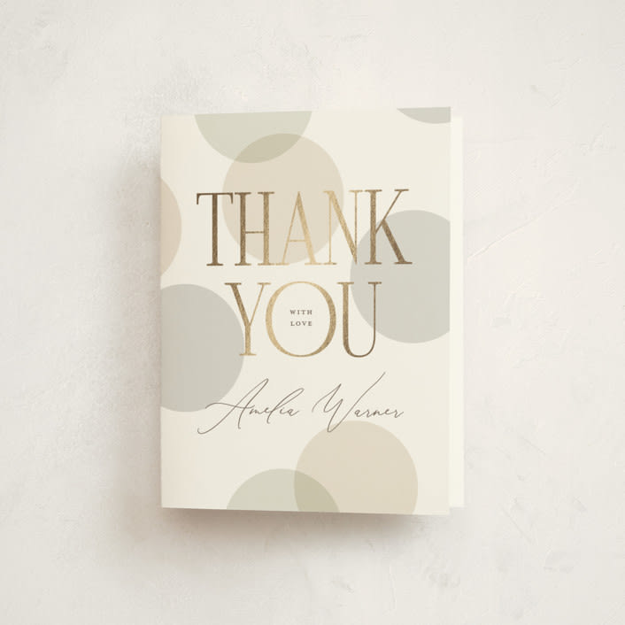 "Warner" - Baby Shower Thank You Cards in Cloud by Pixel and Hank - Front