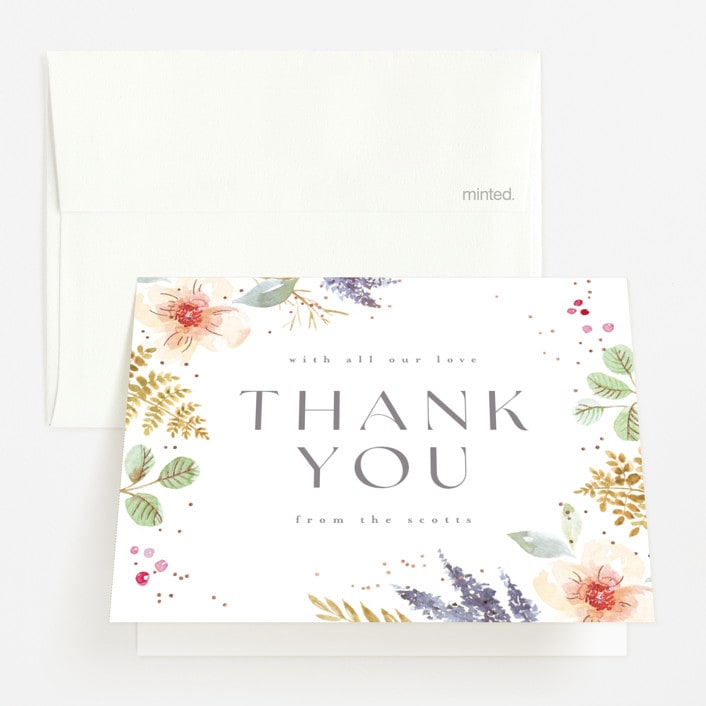 "Summer Day" - Baby Shower Thank You Cards in Summer by Anastasia Makarova - Front