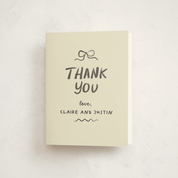 "Nesting era" - Baby Shower Thank You Cards in Beetle by Creo Study - Front