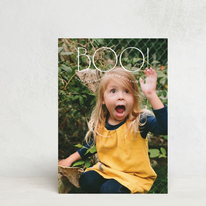 "Big Boo" - Halloween Cards in Ghost by letterfix - Front