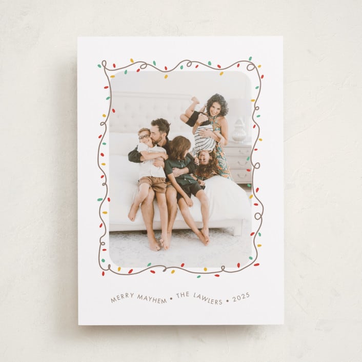 "Crazy Lights" - Holiday Cards in Frosting by Holly Whitcomb - Front