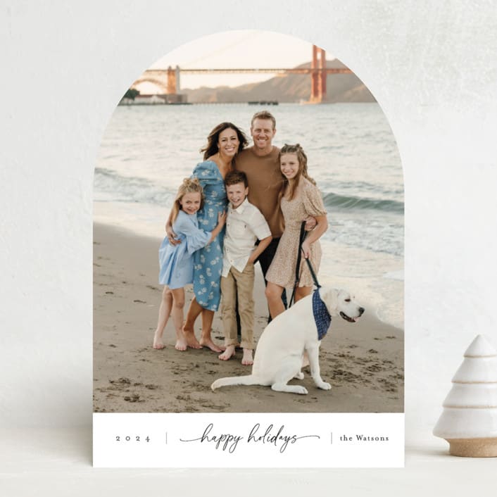 "Together" - Holiday Cards in Winter by Christy Hy Lee - Front