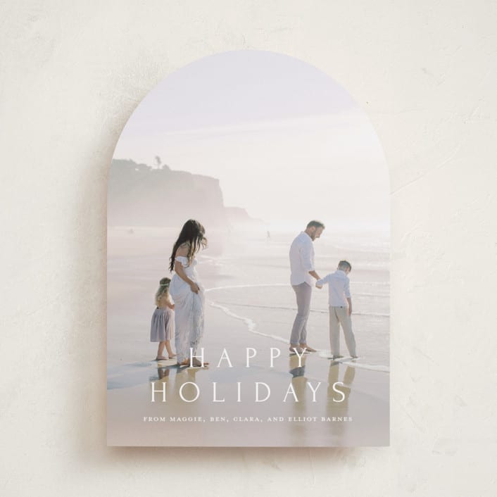 "Vast" - Holiday Cards in Snow by Amy Kross - Front