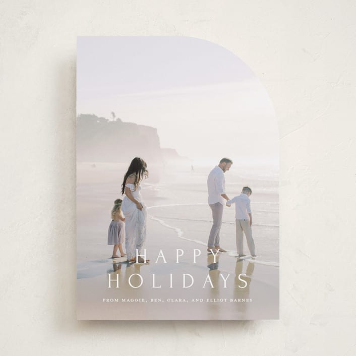 "Vast" - Holiday Cards in Snow by Amy Kross - Front