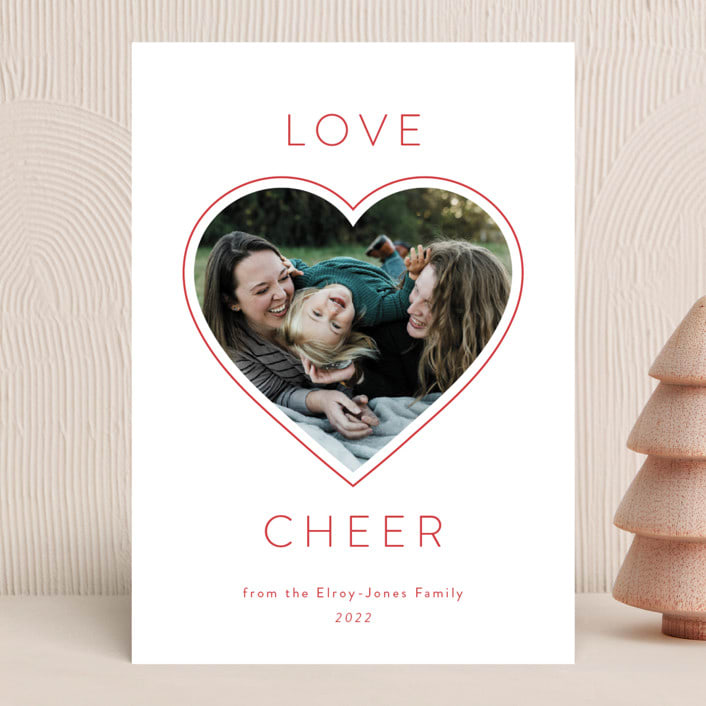 "Picture of Love" - Holiday Cards in Snow by Kim Dietrich Elam - Front