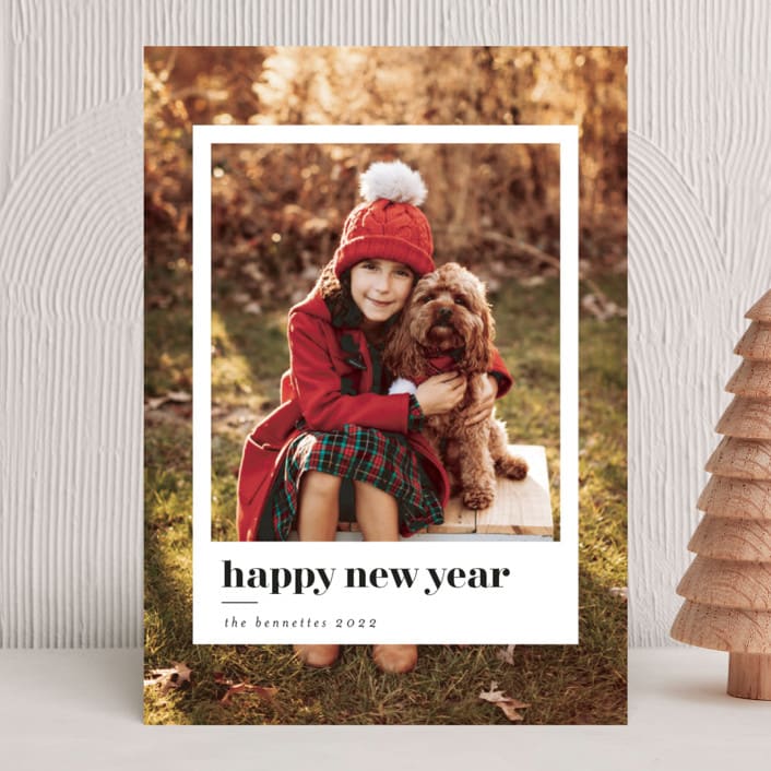 "Picture Perfect" - Holiday Cards in Snowflake by Lehan Veenker - Front