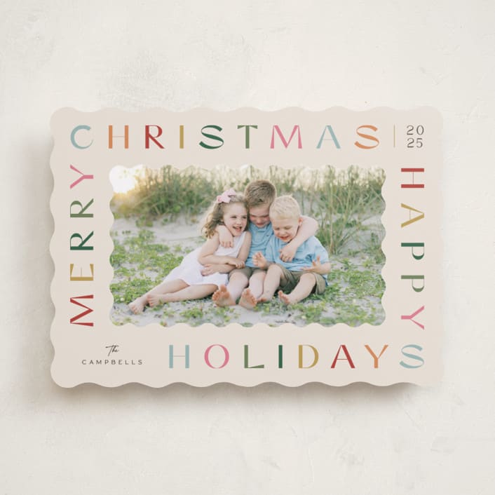 "Sugar Cookie" - Holiday Cards in Vanilla by Jennifer Wick - Front