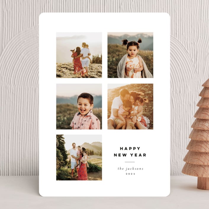 "Gallery Wall" - Holiday Cards in Snow by Heather Cairl - Front